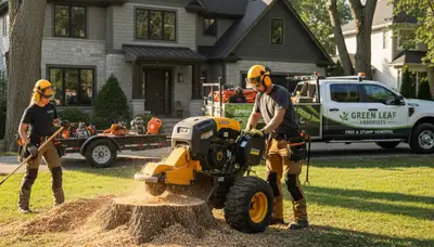 Professional stump removal and grinding service in Aurora, CO by Chop Chop Tree experts