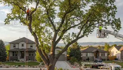 Professional tree removal service in Aurora, CO by expert arborists at Tree Service Aurora