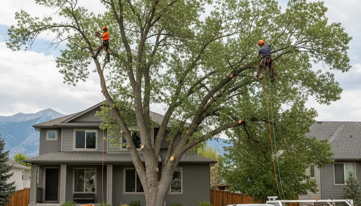 Professional tree removal service in Aurora, CO by certified arborists at treeserviceaurora.com
