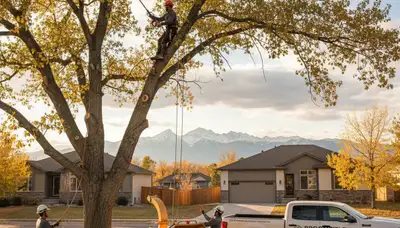 Professional tree removal service in Aurora, CO by certified arborists at Tree Service Aurora