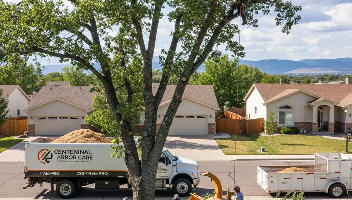 Professional tree removal service in Aurora, CO by certified arborists at Tree Service Aurora