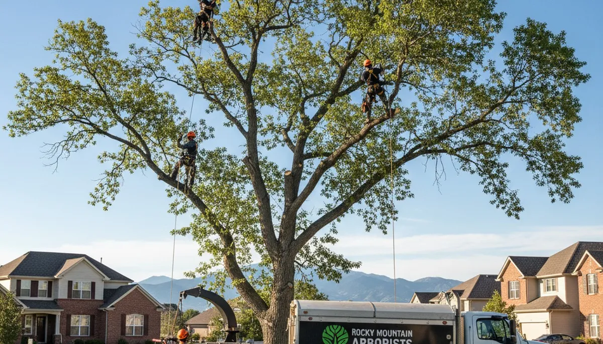Professional tree removal service in Aurora CO by certified arborists at Tree Service Aurora